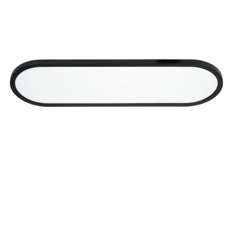 Plafon Lucide ELLY czarno-biały owalny 60cm LED 24W 2700-4000K 2000lm IP20 - 1 szt.
