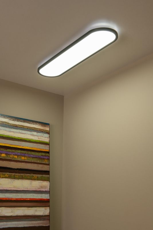 Plafon Lucide ELLY czarno-biały owalny 80cm LED 36W 2700-4000K 3000lm IP20 - 1 szt.