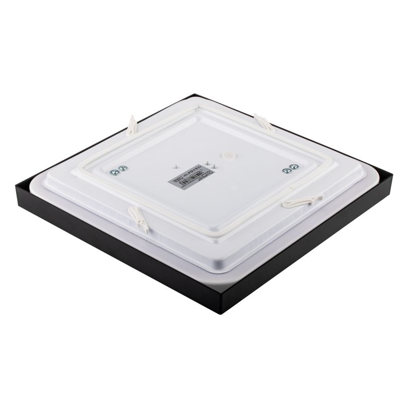 Plafon Lumiled Lampa Sufitowa Łazienkowy Plafon LED  2x E27 Kwadratowy IP44 30cm 1 szt.