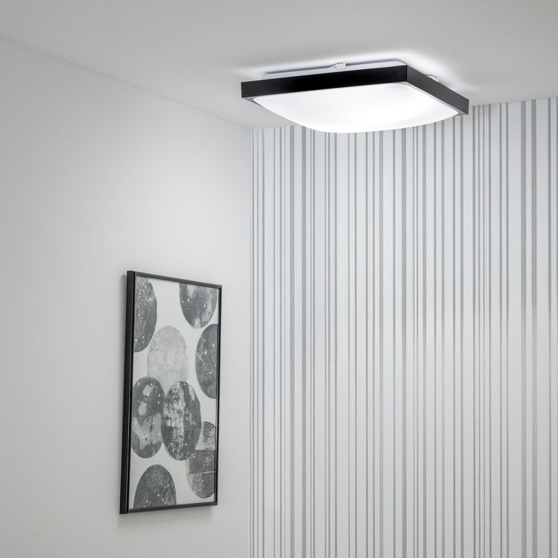 Plafon Lumiled Lampa Sufitowa Łazienkowy Plafon LED  2x E27 Kwadratowy IP44 30cm 1 szt.