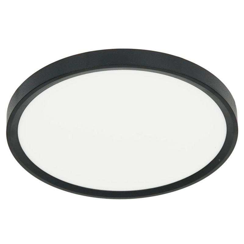 Plafon Milagro  czarno-biały LED 24W 3000K-6500K 2500lm  IP40 wym: 30 x 30 cm tworzywo sztuczne - 1 szt.