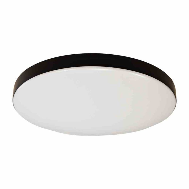 Plafon Milagro Maya czarno-biały LED 15W 4000K   IP44 wym: 6 x 33 x 33 cm tworzywo sztuczne - 1 szt.