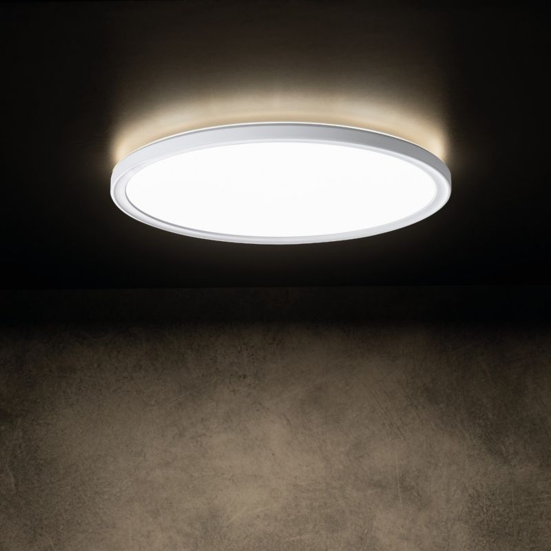 Plafon Miledo AZPO biały okrągły 42cm LED 22W Biały zmienny 3000-6000K 2700lm IP54 - 1 szt.