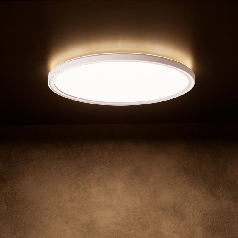 Plafon Miledo AZPO biały okrągły 42cm LED 22W Biały zmienny 3000-6000K 2700lm IP54 - 1 szt.