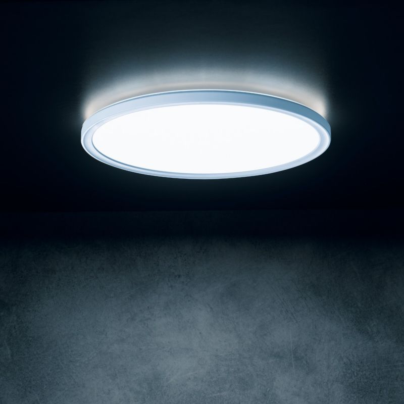 Plafon Miledo AZPO biały okrągły 42cm LED 22W Biały zmienny 3000-6000K 2700lm IP54 - 1 szt.