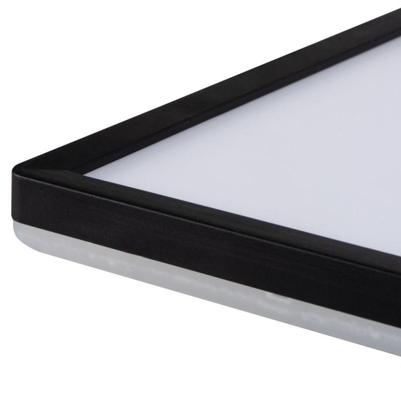 Plafon Miledo AZPO czarno-biały kwadratowy 42cm LED 22W Biały zmienny 3000-6000K 2550lm IP54 - 1 szt.