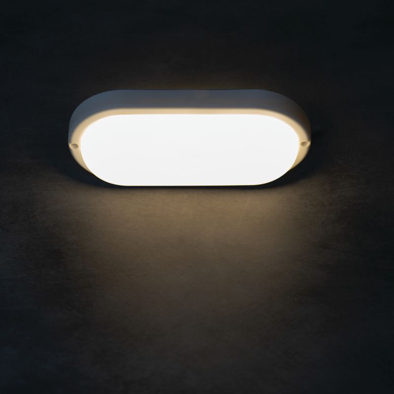Plafon Miledo Tolu biały LED 6W 4000K 420  IP54 wym: 3,8 x 15,8 x 15,8 cm tworzywo sztuczne - 1 szt.