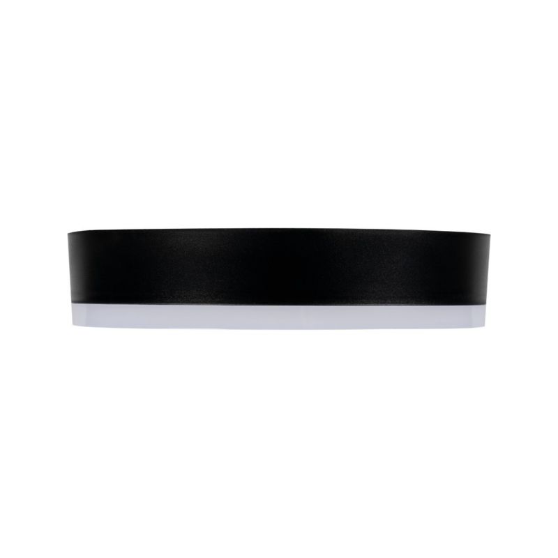 Plafon Miledo Tura czarno-biały LED 24W 4000K 1800lm  IP65 wym: 5 x 32 x 32 cm tworzywo sztuczne - 1 szt.