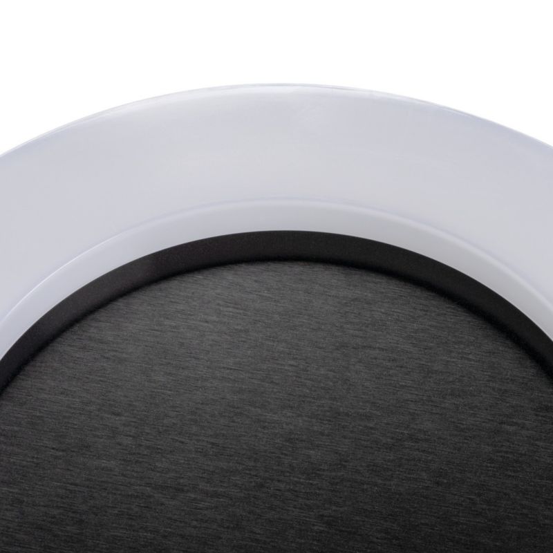 Plafon Miledo Tura czarno-biały LED 24W 4000K 1800lm  IP65 wym: 5 x 32 x 32 cm tworzywo sztuczne - 1 szt.
