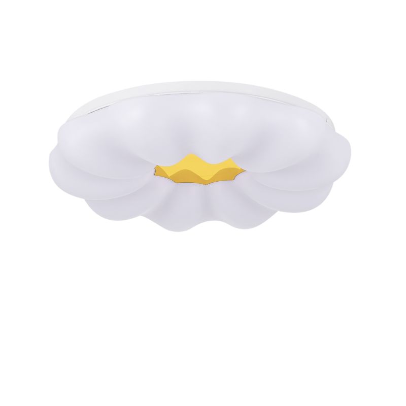 Plafon obłok Light Prestige ARIVA biało-złoty okrągły 26cm LED 12W biały neutralny 4000K 1440lm IP20 - 1 szt.