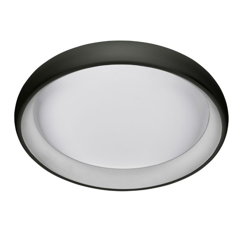 Plafon okrągły Italux Alessia czarny okrągły 41cm LED 32W biały neutralny 4000K 1760lm IP20 - 1 szt.
