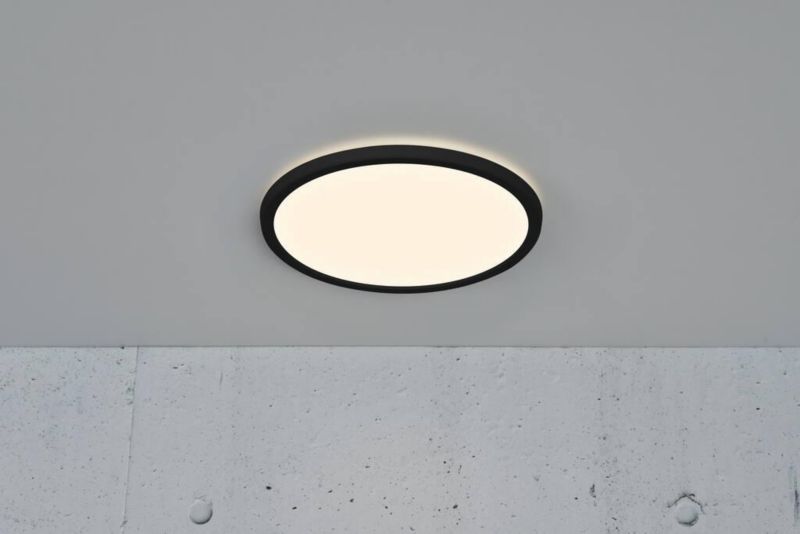 Plafon okrągły Nordlux Oja LED 14,5W IP54 ściemniacz pamięć biały-czarny 1 szt.