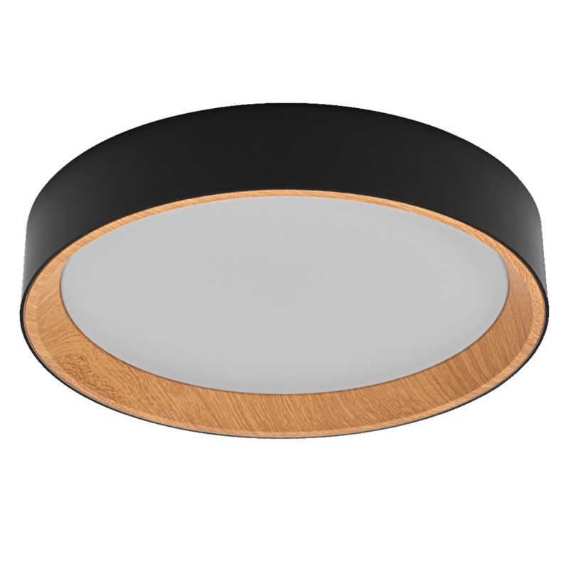 Plafon Osram Orbis Lampa Sufitowa Plafon LED 16W 1000lm 3000K Okrągły Brązowy Czarny 1 szt.