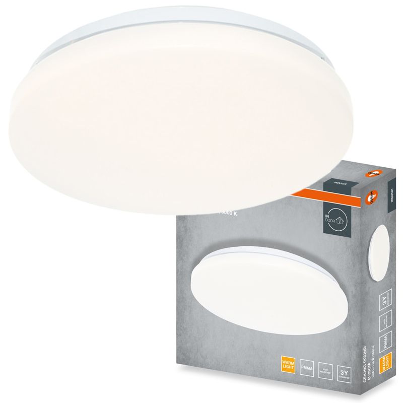 Plafon Osram Round Lampa Sufitowa Plafon LED 18W 1440lm 3000K Okrągły Biały 1 szt.