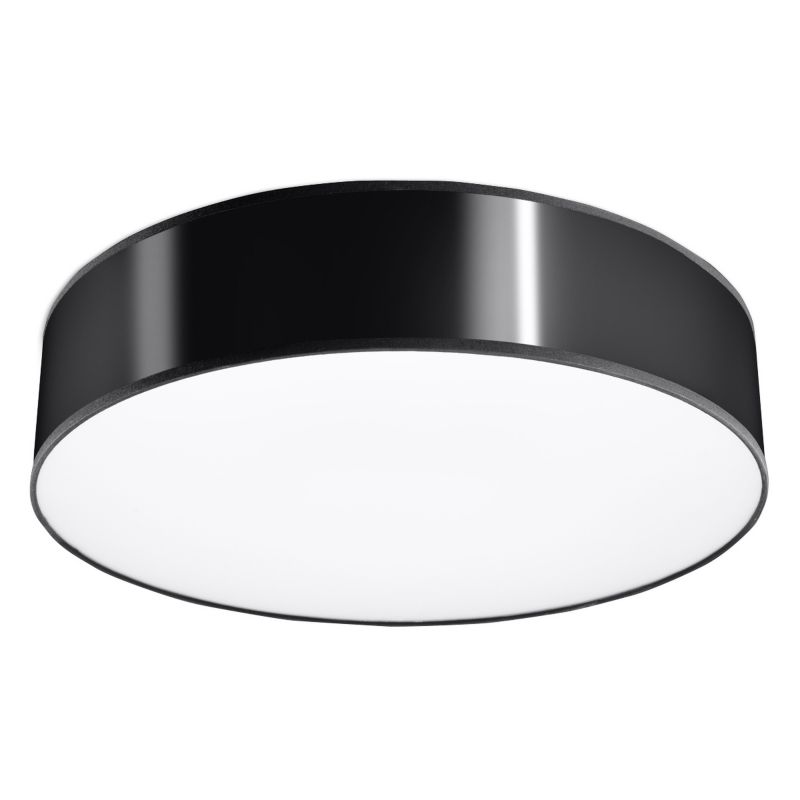 Plafon Pure Lume PIAZZA okrągły 45 cm czarny 3xE27x15W IP20 - 1 szt.