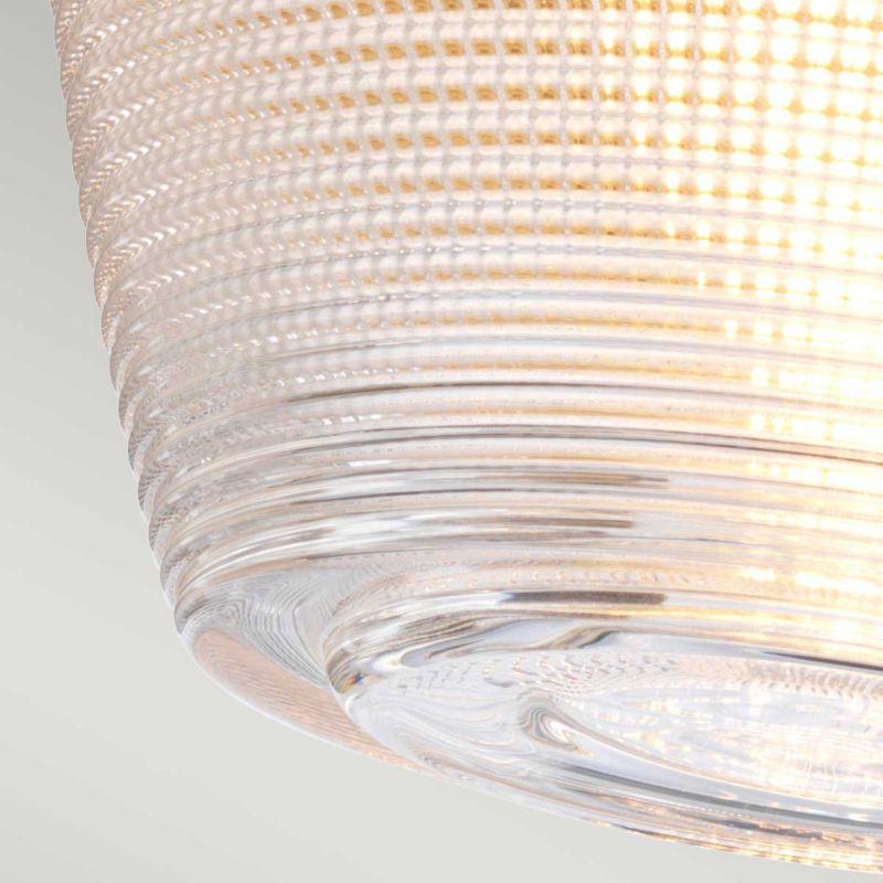 Plafon Quoizel Dublin naturalny mosiądz łazienkowy 1 x E27 x 40W IP44 wym: 20,5 x 18,2 x 18,2 cm - 1 szt.