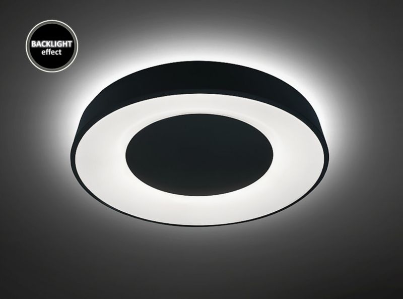 Plafon Rabalux Ceilo czarno-biały LED 38W 3000K-6500K 3200lm  IP20 wym: 8 x 48 x 48 cm metal - 1 szt.