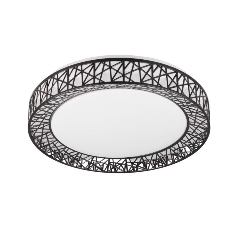 Plafon RL Cluster czarno-biały LED 40W 2700K-6500K 4300lm  IP20 wym: 9 x 48 x 48 cm tworzywo sztuczne - 1 szt.