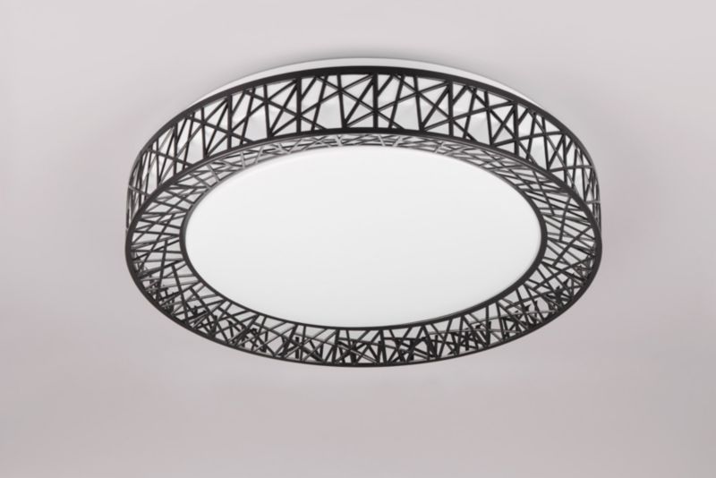 Plafon RL Cluster czarno-biały LED 40W 2700K-6500K 4300lm  IP20 wym: 9 x 48 x 48 cm tworzywo sztuczne - 1 szt.