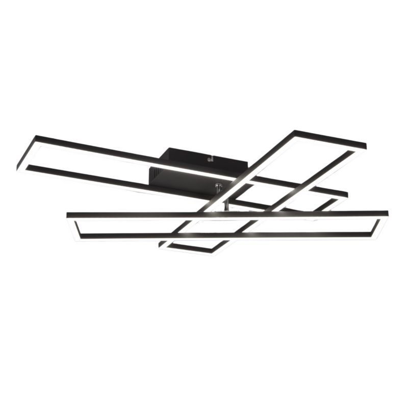 Plafon RL Corso czarno-biały LED 36W 2700K-6000K 4600lm  IP20 wym: 10 x 66 x 60 cm metal - 1 szt.