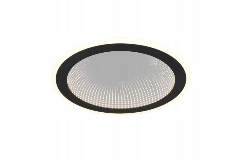 Plafon RL GLACE czarny okrągły 38cm LED 21.5W 2700-6500K 2600lm IP20 - 1 szt.