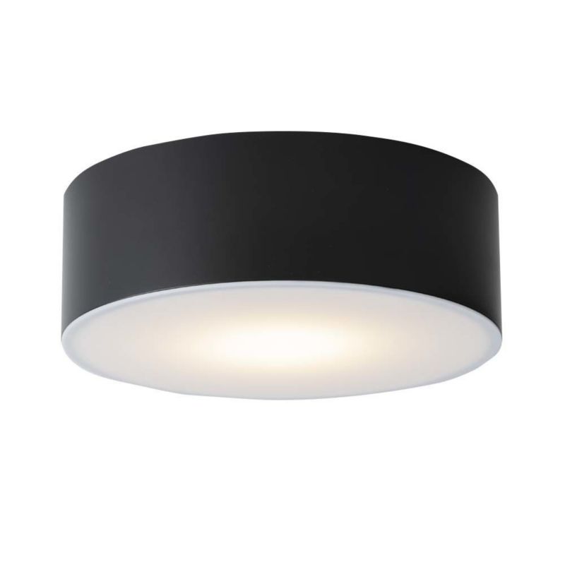 Plafon Shilo Zama czarno-biały LED 12W 3000K 1868lm  IP20 wym: 7,2 x 20 x 20 cm aluminium - 1 szt.