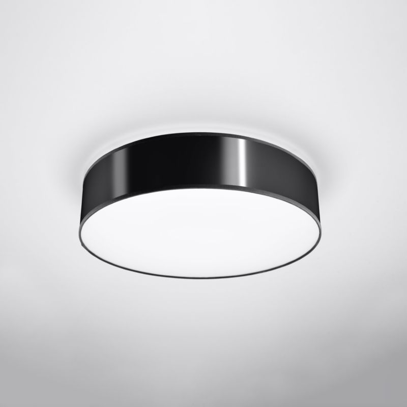 Plafon Sollux Lighting ARENA 45 czarna 1 szt.