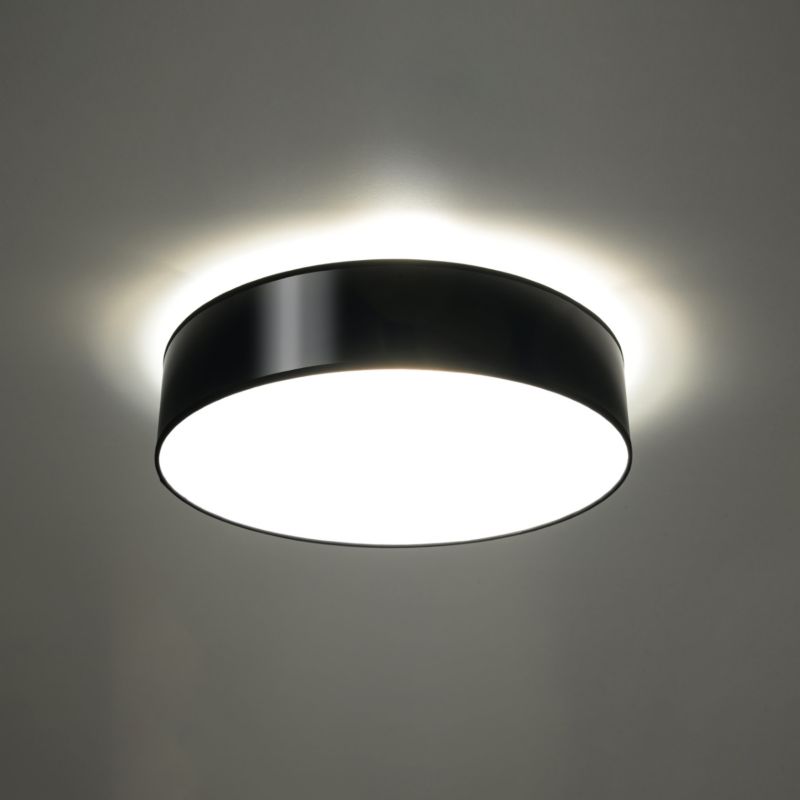 Plafon Sollux Lighting ARENA 45 czarna 1 szt.