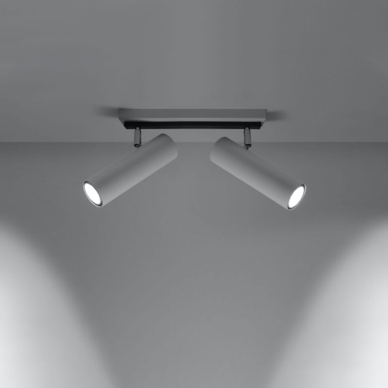 Plafon Sollux Lighting DIREZIONE 2 biały 1 szt.