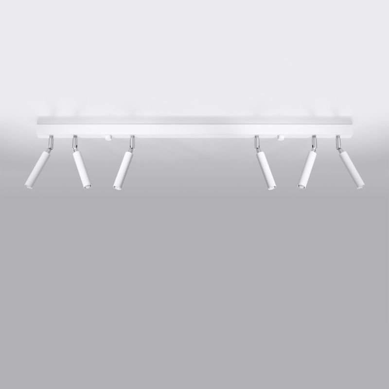 Plafon Sollux Lighting EYETECH 6 biały 1 szt.