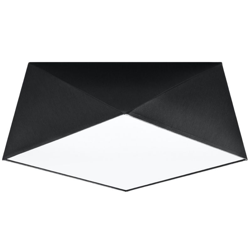 Plafon Sollux Lighting HEXA 35 czarny 1 szt.