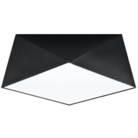 Plafon Sollux Lighting HEXA 35 czarny 1 szt.