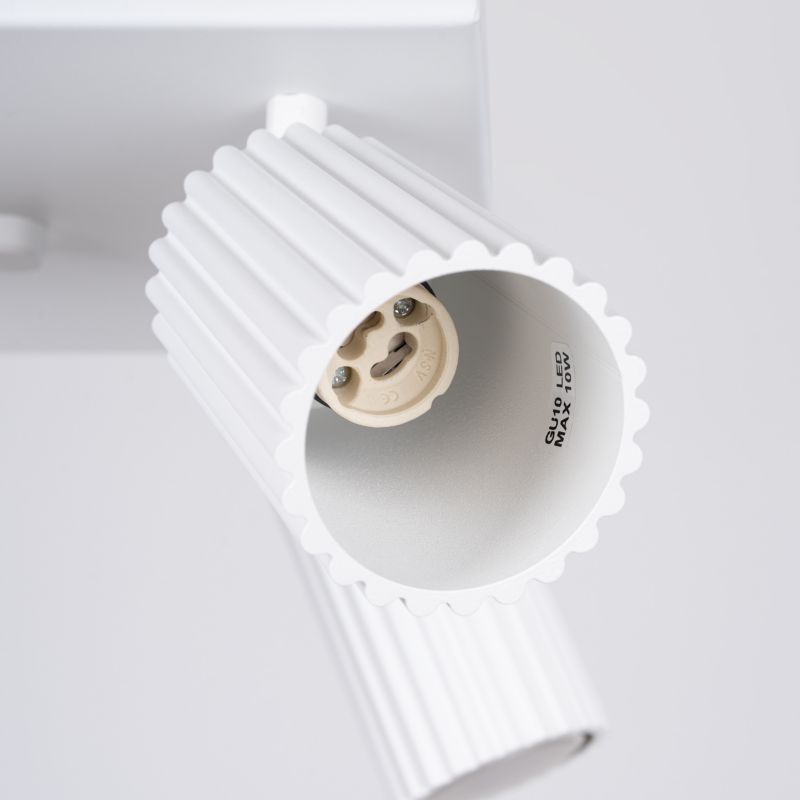 Plafon Sollux Lighting KARBON 4 biały 1 szt.