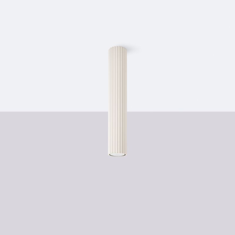 Plafon Sollux Lighting KARBON 40 beżowy 1 szt.