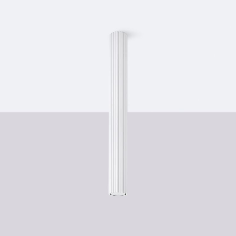 Plafon Sollux Lighting KARBON 60 biały 1 szt.