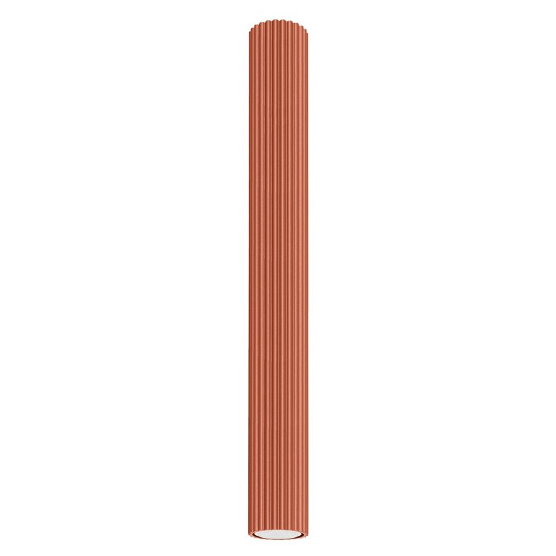 Plafon Sollux Lighting KARBON 60 ochra czerwona 1 szt.