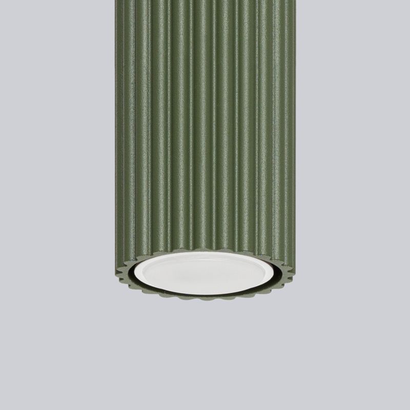 Plafon Sollux Lighting KARBON 60 zielony oliwkowy 1 szt.