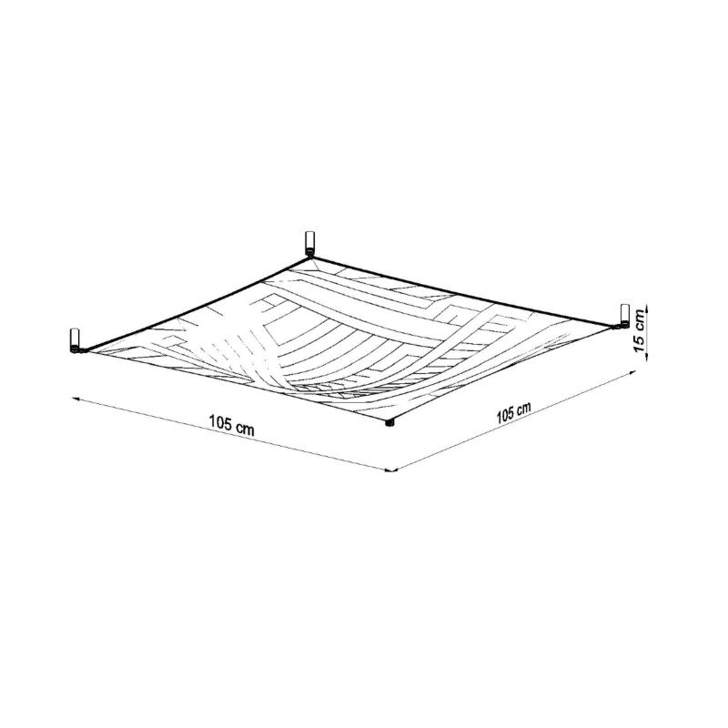 Plafon Sollux Lighting LUNA 2 biały 1 szt.