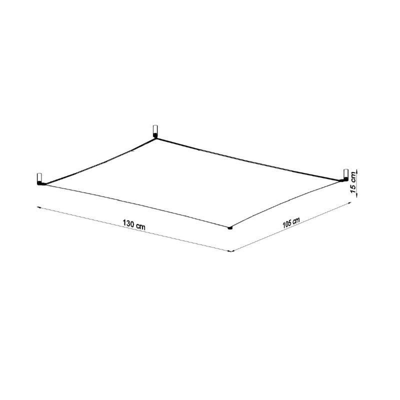 Plafon Sollux Lighting LUNA 3 biały 1 szt.