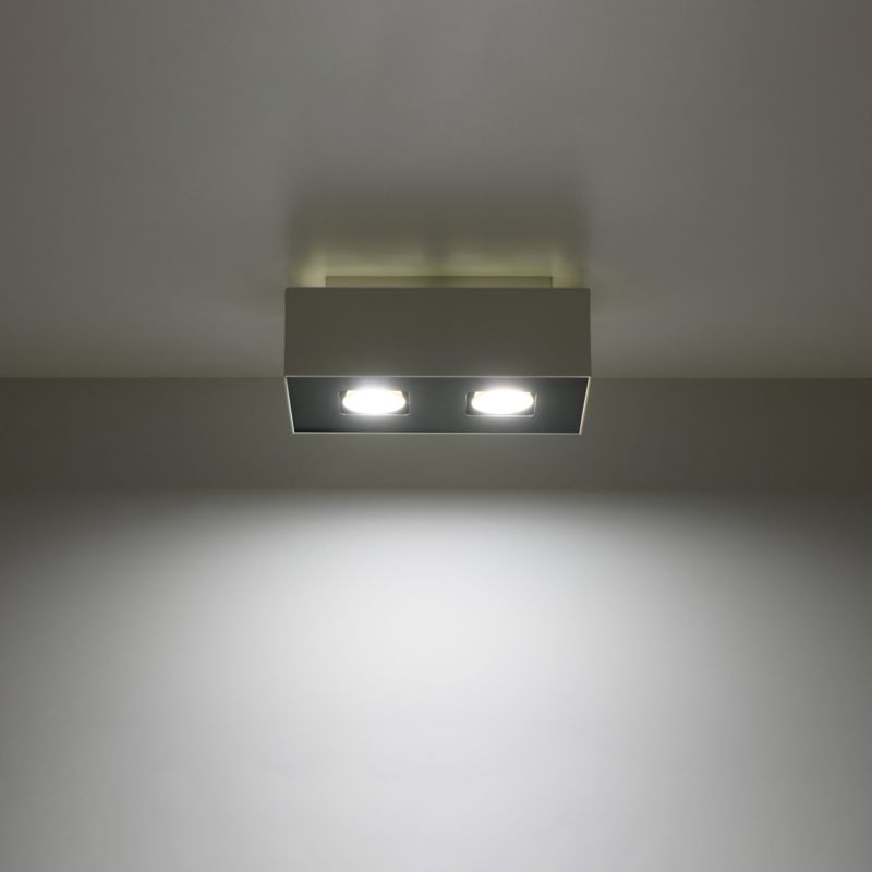 Plafon Sollux Lighting MONO 2 biały 1 szt.