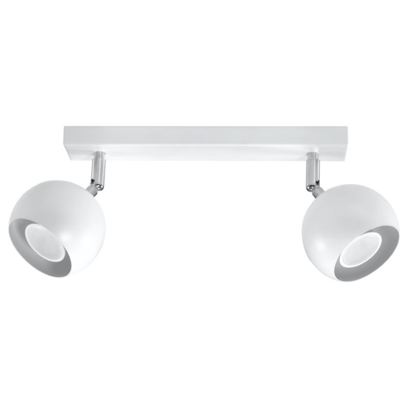 Plafon Sollux Lighting OCULARE 2 biały 1 szt.