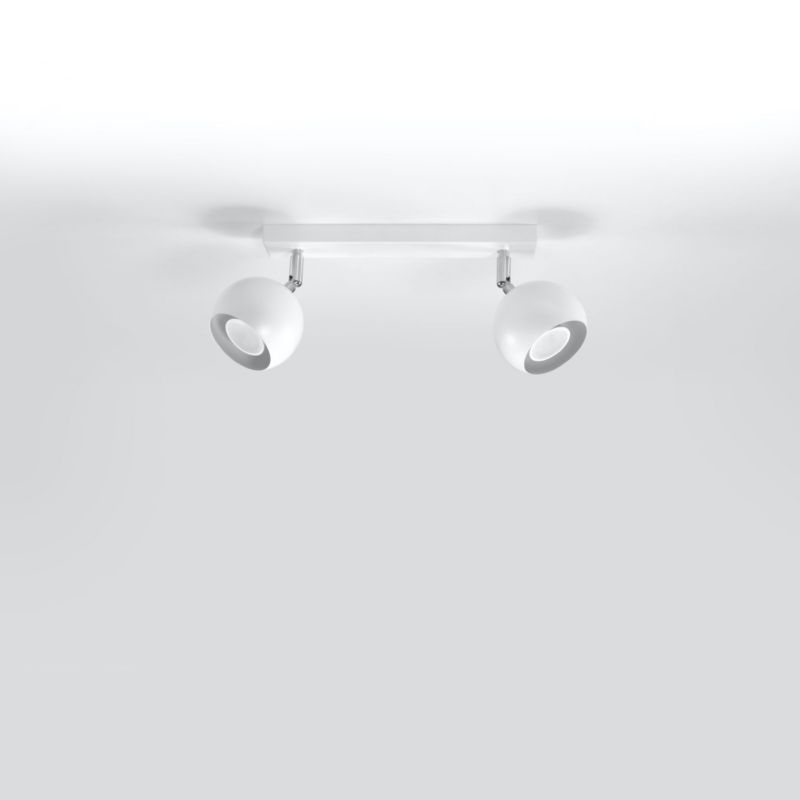 Plafon Sollux Lighting OCULARE 2 biały 1 szt.