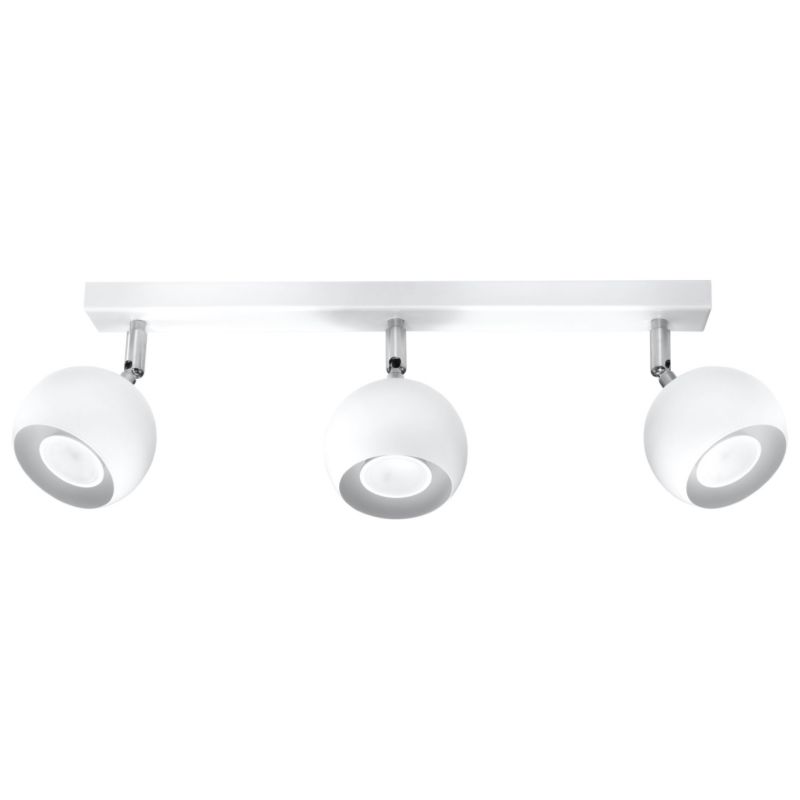 Plafon Sollux Lighting OCULARE 3 biały 1 szt.