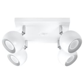 Plafon Sollux Lighting OCULARE 4 biały 1 szt.