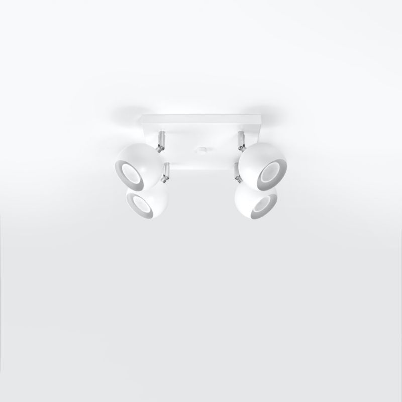 Plafon Sollux Lighting OCULARE 4 biały 1 szt.