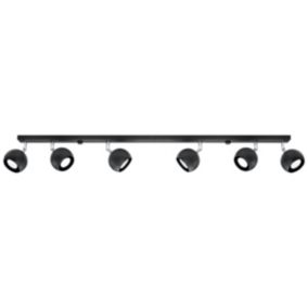 Plafon Sollux Lighting OCULARE 6L czarny 1 szt.