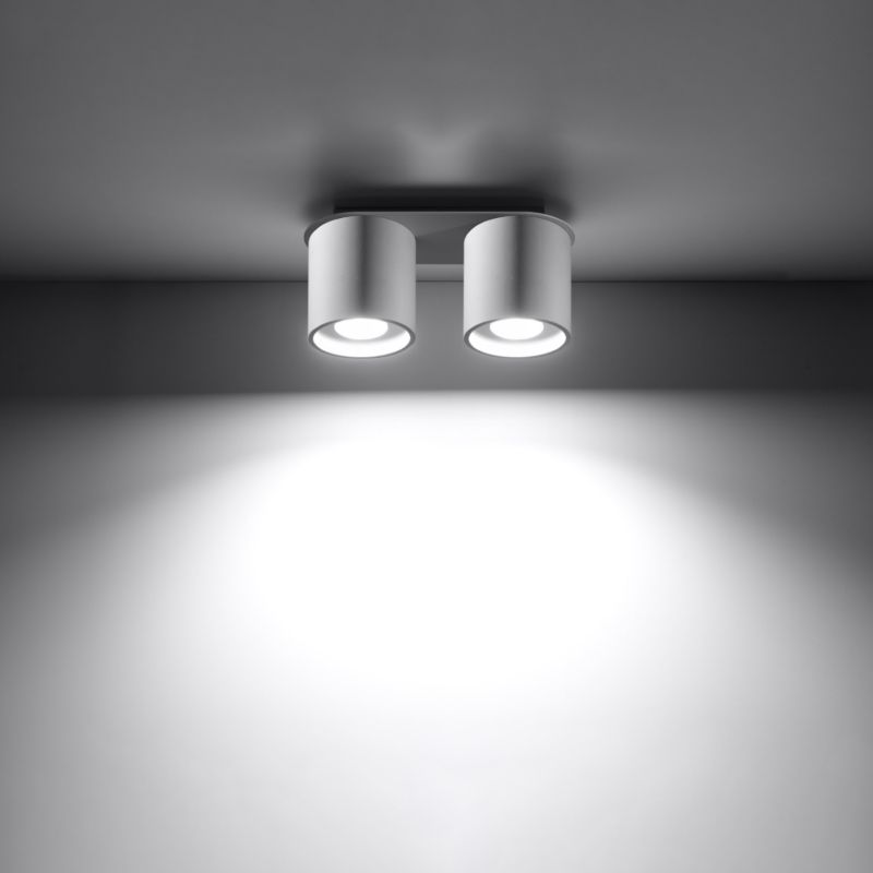Plafon Sollux Lighting ORBIS 2 biały 1 szt.