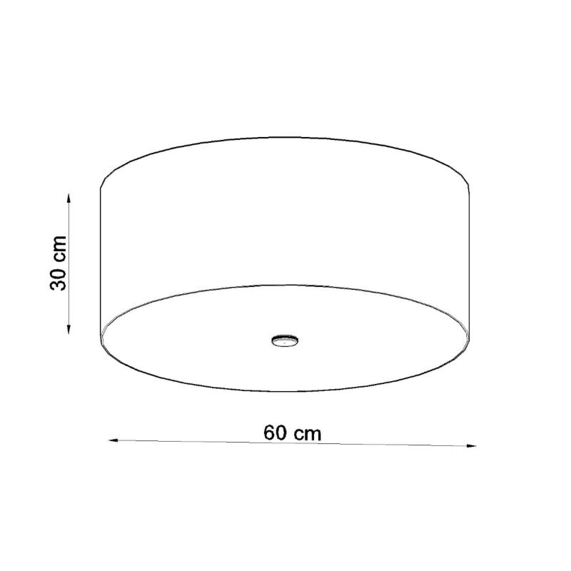 Plafon Sollux Lighting OTTO 60 biały 1 szt