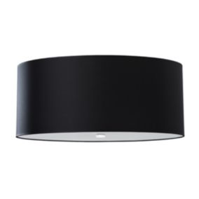 Plafon Sollux Lighting OTTO 70 czarny 1 szt.