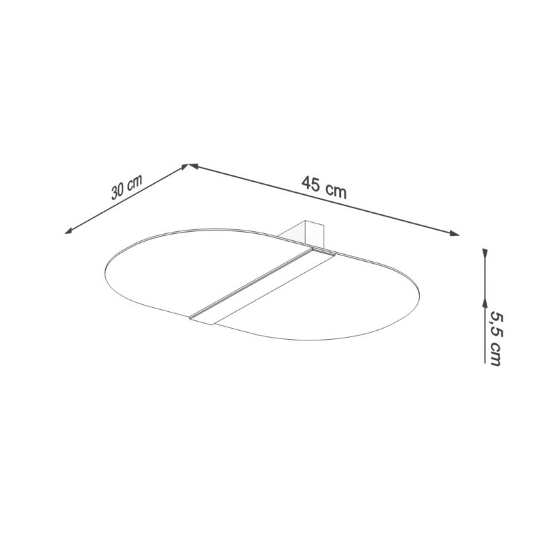 Plafon Sollux Lighting SALIA 1 szt.